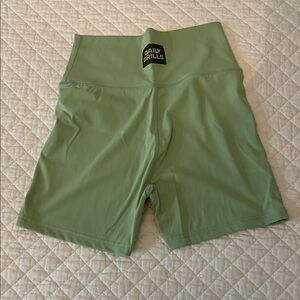 Daily Drills Women's Light Green Bike Shorts